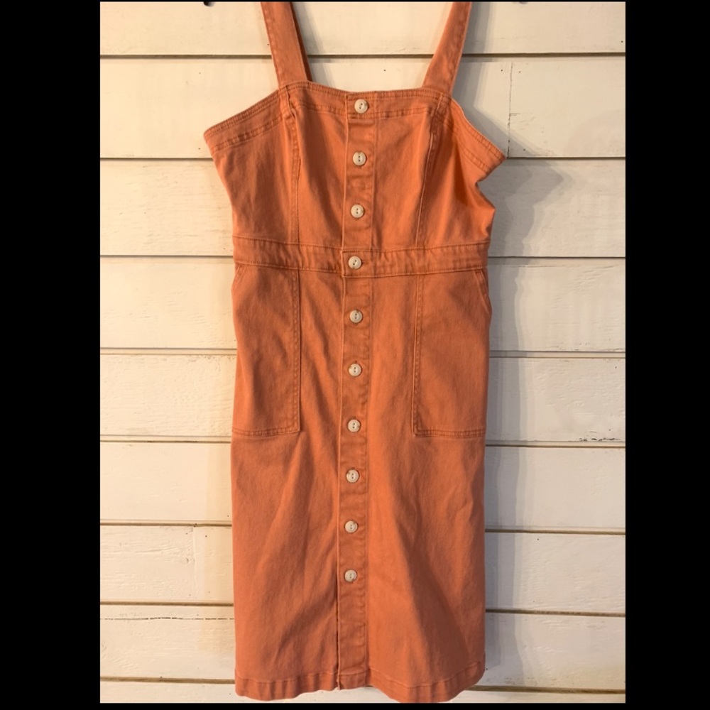 Universal Thread Cotton Overall Dress Size 8